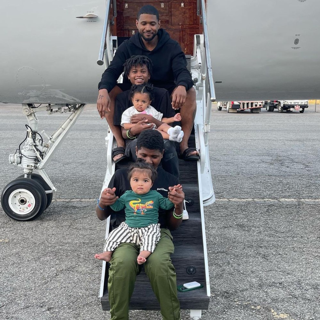 Usher's Got Fans Fallin' in Love With His Sweet Family Usher's Got Fans Fallin' in Love With His Sweet Family